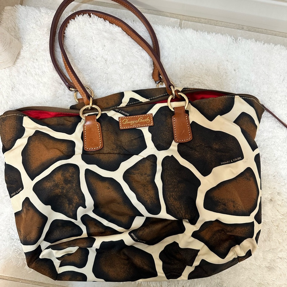 Dooney & Bourke Giraffe Print Tote